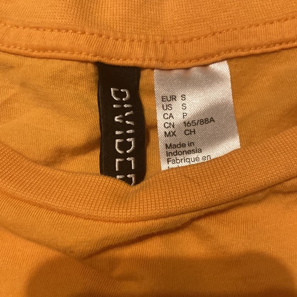 ❤️🔥5/20$ DIVIDED💫 Women’s Mustard Yellow Short Sleeve Sport Cropped Top - Picture 3 of 4